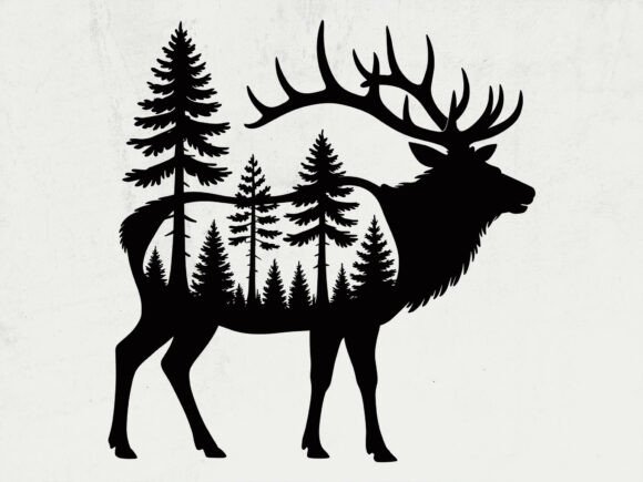Download Elk SVG, Forest Animal Svg, Elk Head Svg - Forest animal svg Collection