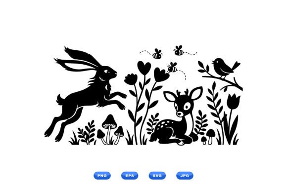 Download Woodland Forest Animal SVG Art - Forest animal svg Collection