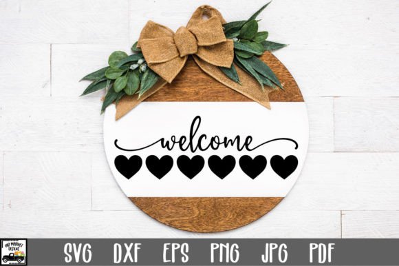 Download Valentine Welcome Sign SVG File - Premium Resources