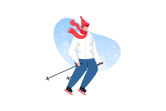 Download People Ice Skating Illustration - Ice skating Collection