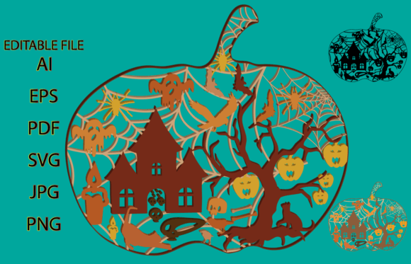 Download PUMPKIN Halloween Multilayer Cut Files - Multilayer Collection