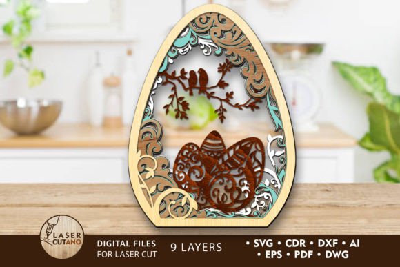 Download Easter Decoration, Multilayer Cut Files - Multilayer Collection