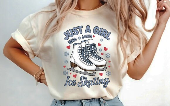 Download Just a Girl Who Loves Ice Skating SVG - Ice skating Collection