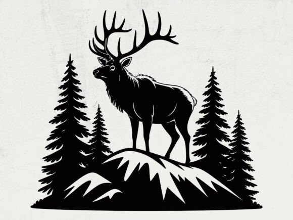 Download Elk SVG, Forest Animal Svg, Elk Head Svg - Forest animal svg Collection